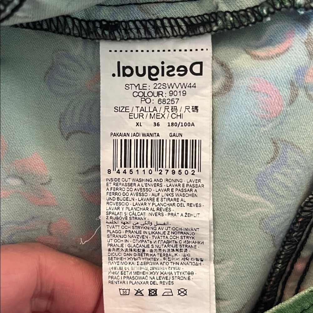 Desigual Multicolor Floral Patchwork Button Up Mi… - image 8